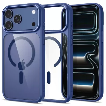 Tech-Protect Magmat MagSafe Clear Case til iPhone 17 Pro Max / 18 Pro Max - Deep Blue
