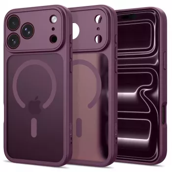 Tech-Protect Basicmag Magsafe iPhone 17 Pro Max / 18 Pro Max Mat Mørk Kirsebær