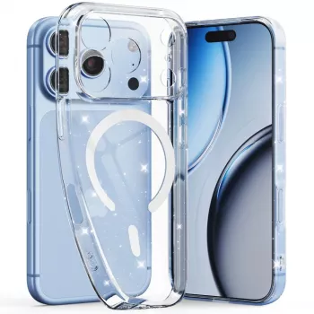 Tech-Protect Flexair MagSafe-cover til iPhone 17 Pro / 18 Pro - glitter