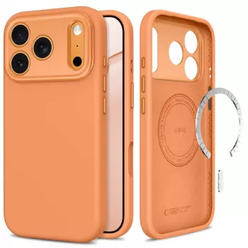 TECH-PROTECT UNIQ MagSafe Clear Case til iPhone 17 Pro / 18 Pro - Cosmic Orange