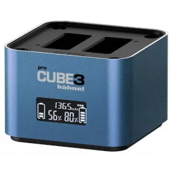 Hähnel ProCube 3 Twin oplader til Panasonic-kameraer (1000 577.4)