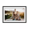 DENVER PFF-1019 10,1 inch FRAMEO HD Wi-Fi digital fotoramme med 3 udskiftelige rammer (sort, hvid, træ)