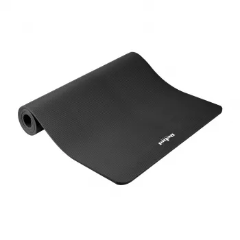 REBEL ACTIVE NBR Træningsmåtte 190x100x1,5 cm sort - yoga, pilates, fitness