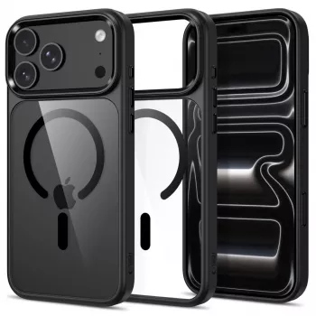 Tech-Protect Magmat MagSafe Clear Case til iPhone 17 Pro Max / 18 Pro Max - sort