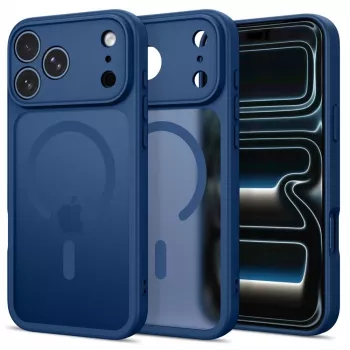 Tech-Protect BasicMag MagSafe-cover til iPhone 17 Pro / 18 Pro - mat mørkeblå
