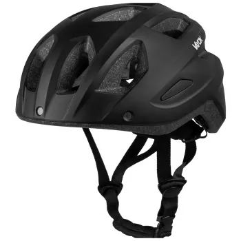 Vayox Kask Active Matte Black Cycling Helmet with LED M