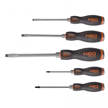 NEO TOOLS Slagskruetrækker, S2, sæt med 5
