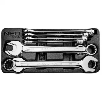 NEO TOOLS Kombinationsnøgle-sæt 20-32 mm, 8-delt, skumindlæg