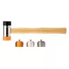 NEO TOOLS Soft-Face Hammer with Interchangeable Tips 660 g, 45 mm, Fiberglass Handle