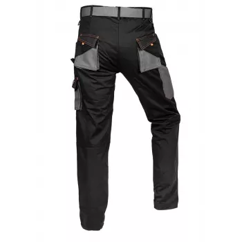 NEO Tools 81-238-XXXL beskyttelsesbukser, grå/sort/orange, stretchstof, 9 lommer, EN ISO 13688