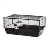 INZ INTER-ZOO Bob + Wood smådyrsbur sort 780x480x360 mm