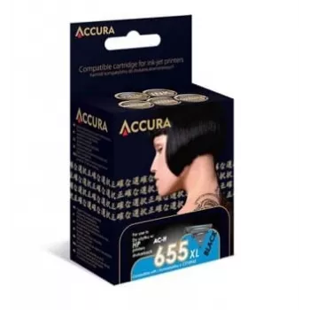 Accura kompatibel sort blækpatron HP 655XL (CZ109AE) høj kapacitet