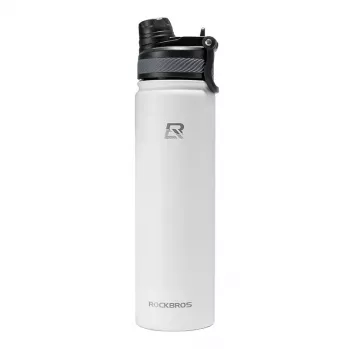 ROCKBROS termisk cykelflaske 650 ml hvid