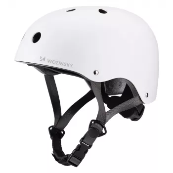 WOZINSKY BMX/scooter cykelhjelm letvægt 48-52 cm - hvid