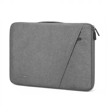Wozinsky WTNP-17G 17 inch laptoptaske med skjult håndtag - grå