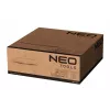 NEO TOOLS 90-037 el-varmeblæser 2000W PTC-keramisk varmeblæser med justerbar termostat, overophednings- og vipbeskyttelse, bærbart håndtag, sort/grå