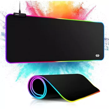 MOZOS GAMING MP-XL RGB gaming-musemåtte med baggrundsbelysning 90x40cm