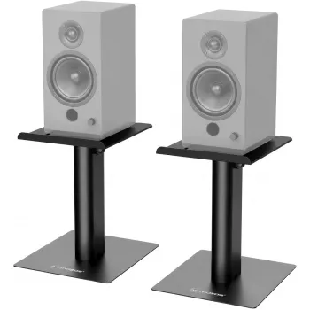 Mozos MSK9 Speaker Stand Pair - Telescopic Tripod, Black, 20 kg Load