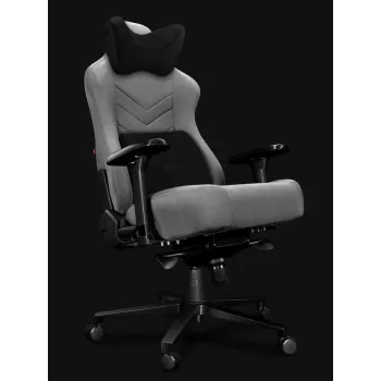 YUMISU 2053 kontorstol, stofbetræk, Cloud/Black (Y-2053-LB-M)