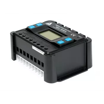 AZO Digital PWM SOL-30ED 12/24V 30A solcelleladeregulator med LCD-display