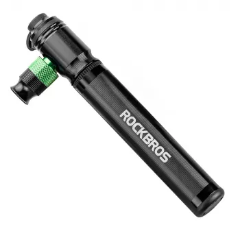 ROCKBROS HQ-75D-CO2 2-in-1 Mini Bike Pump & CO2 Inflator - Black