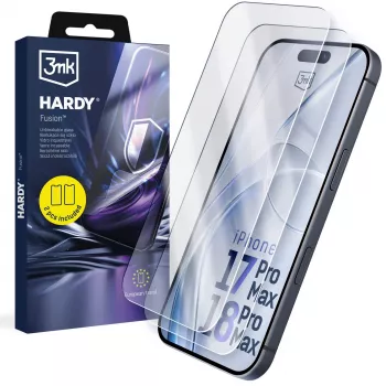 3mk Hardy Fusion cover til Apple iPhone 17 Pro Max / 18 Pro Max - Transparent hybridcover med MIL-STD-810G stødsikring, MagSafe- & trådløs opladning-kompatibel