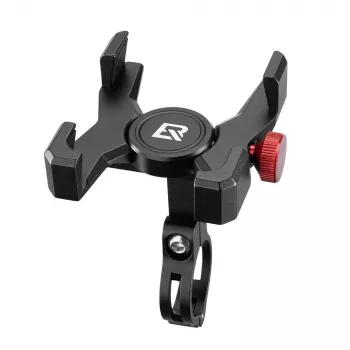 ROCKBROS 25210039001 Clamp-on Handlebar Phone Mount - Black