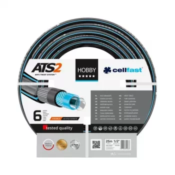 CELLFAST HOBBY ATS2 anti-twist haveslange 25 m 1/2 inch sort