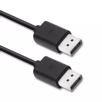 Qoltec DisplayPort v1.2 Cable Male to Male 1.8m Black 4K 60Hz
