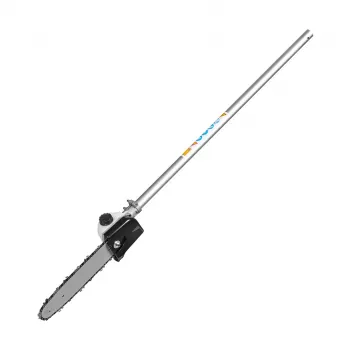 REBEL RB-5008 kædesavspåsats til motorklipper, 25 cm sværd, 3/8 inch deling, 1,3 mm tykkelse, 44 drivled, automatisk smøring, 150 ml olietank, passer til 26 mm 9-kærvet aksel