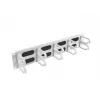 Lanberg 19 inch 2U type B horisontal kabelorganisator, grå