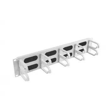 Lanberg 19 inch 2U type B horisontal kabelorganisator, grå