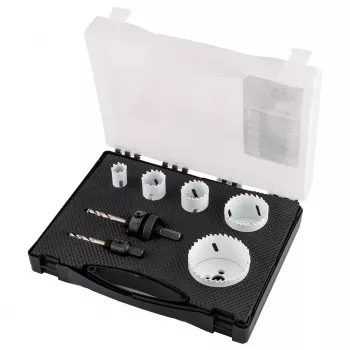 GRAPHITE Bi-Metal Hole Saw Set 19-68 mm, 7 Pieces