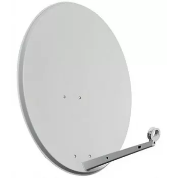 CORAB AS-80-PRO offset-satellitparabol 80 cm galvaniseret stål lysegrå