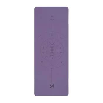 Wozinsky WNSP-NKP yogamåtte og træningsmåtte af naturgummi 183 x 61 x 0,5 cm lilla