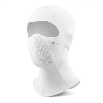 ROCKBROS LF25699 fleece-cykel-balaclava – hvid | termisk fuldansigtsmaske til vintercykling, skiløb og motorcykling