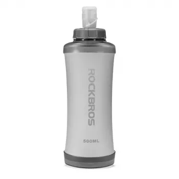 ROCKBROS Soft Flask 500 ml løbe-drikkeflaske - hvid