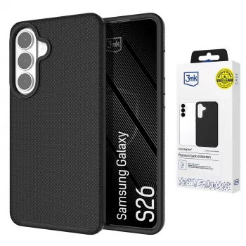 3MK Fortis MagCase til Samsung Galaxy S26 - Transparent MagSafe-bagcover med Absorber150™ stødsikring
