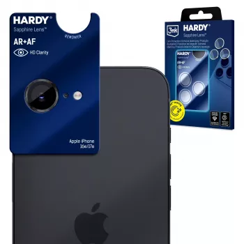 3MK PROTECTION Apple iPhone 16E/17E - 3mk Hardy Safir-linse