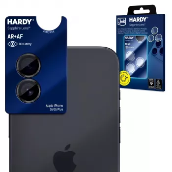 3MK PROTECTION Apple iPhone 16/16 Plus/17 - 3mk Hardy Safir-linse