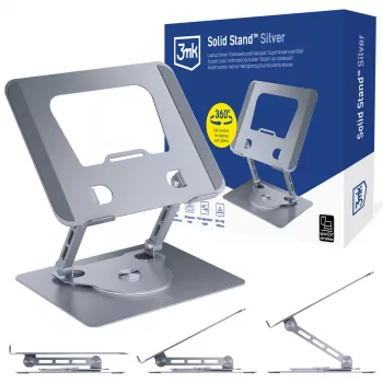 3mk Solid Stand - sølv universelt telefon- og tabletstativ