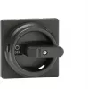 ABB OZ331SPB rundt drejegreb, sort, 6 mm aksel, IP65, til lastafbryder OT16-1250