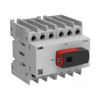 ABB OT Plus OT25G1-6BS25 A Load Break Switch, Frame G1, 6-Pole, with Handle