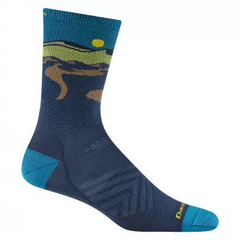 Darn Tough Ridge Runner Micro Crew ultralette løbesokker - midnat