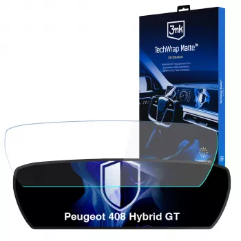 3MK PROTECTION TechWrap mat instrumentbræt-beskyttelsesfilm til Peugeot 408 Hybrid GT