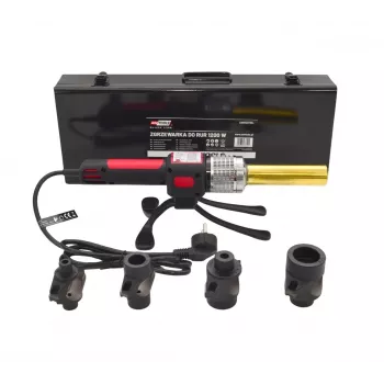 AWTOOLS 1200W muffesvejser til PVC PP PE PB PPR-rør, 16-32mm, 4 dysepar, justerbar termostat, metalhus
