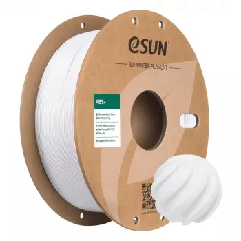ESUN ABS+ 3D-printerfilament 1,75 mm koldhvid 1-kg-spole