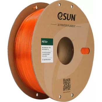eSUN PETG+ filament 1,75 mm transparent orange 1 kg papirspole