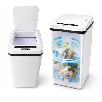 MOZOS FH-2 hvid automatisk sensorskraldespand 35L