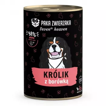 Paka Zwierzaka Seventh Heaven Fuld foder til voksne kaniner med kanin & blåbær, 400g